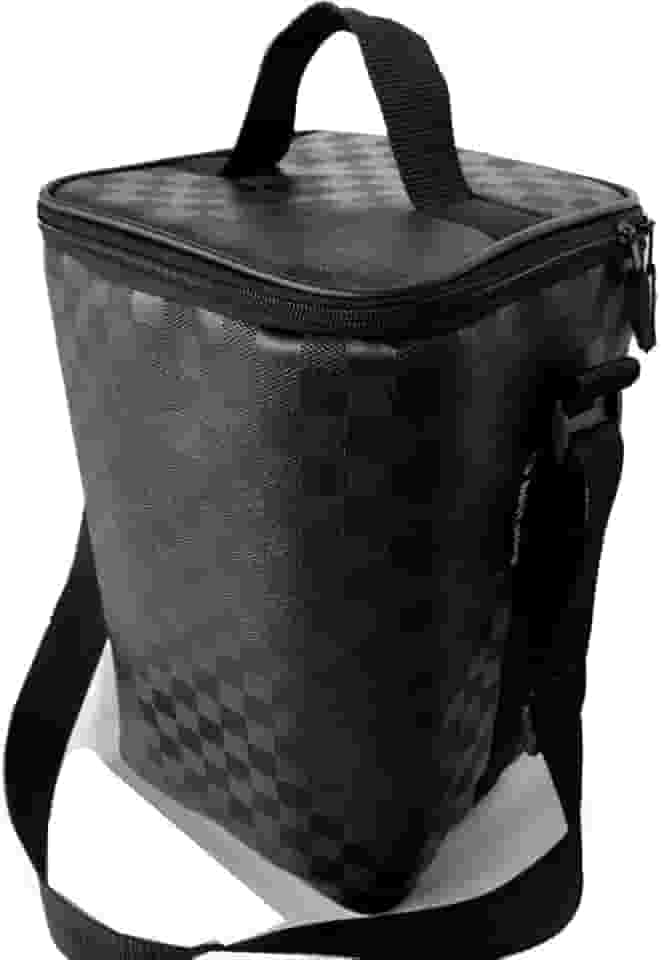 Bolsa Térmica Para Bebidas Suporta 8kg Wine Bag Com Alça De Ombro Porta 4 Garrafas e Taças De Vinho