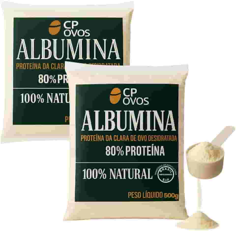 Albumina CP Ovos - 80% Proteína - Suplemento Natural 1kg