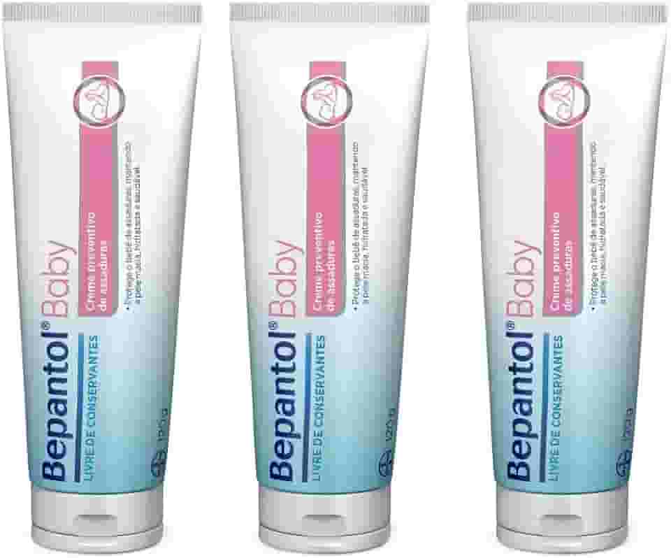 Bepantol Kit com 3 Cremes Pomada de Assadura 120gr Cada.