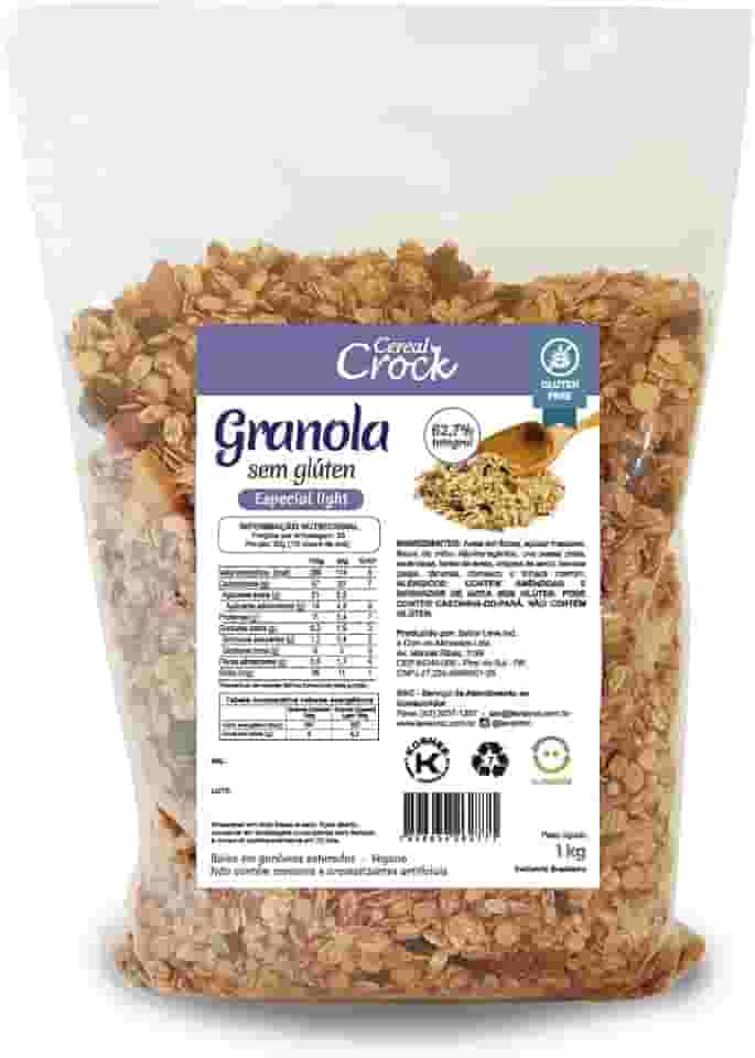 Granola Especial Light (com aveia sem glúten) Cereal Crock 1kg