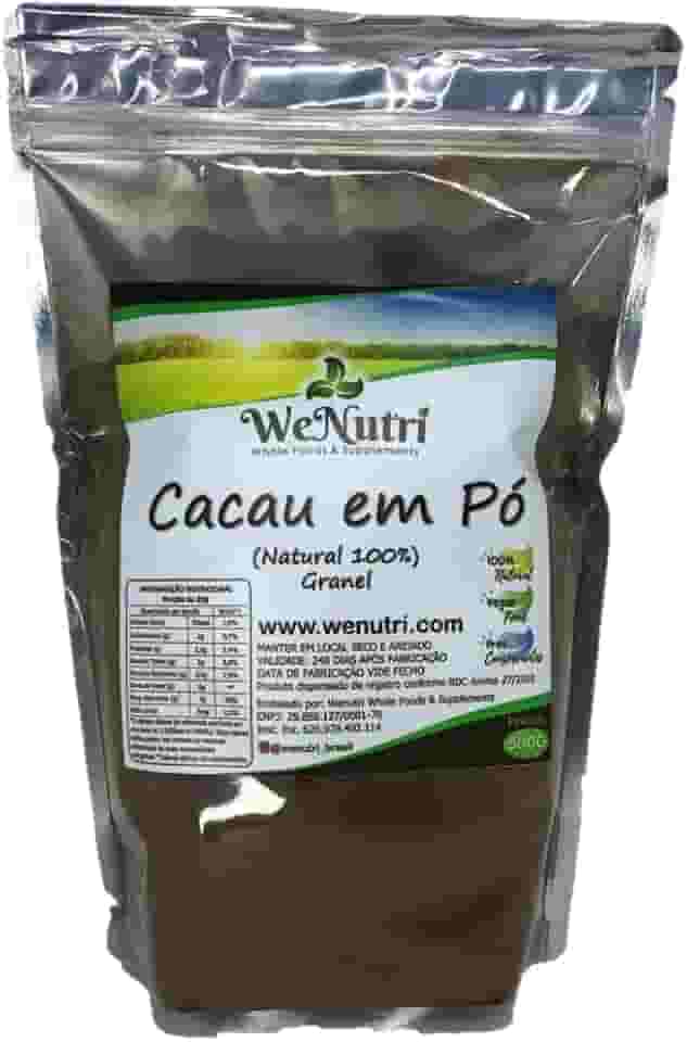 Cacau em Pó Natural 100% 1kg Wenutri