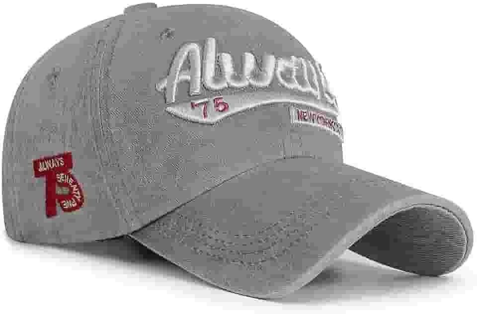 Boné de beisebol vintage cidade de Nova York retrô com borda desgastada boné bordado verão ao ar livre unissex