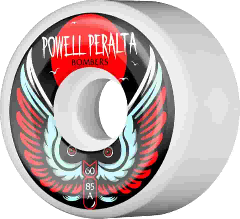 Powell-Peralta Bombers 2 60 mm 85A rodas brancas para skate