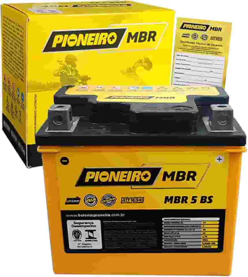 Bateria 5Ah Selada Cg Titan 150 Fan Bros Biz 125