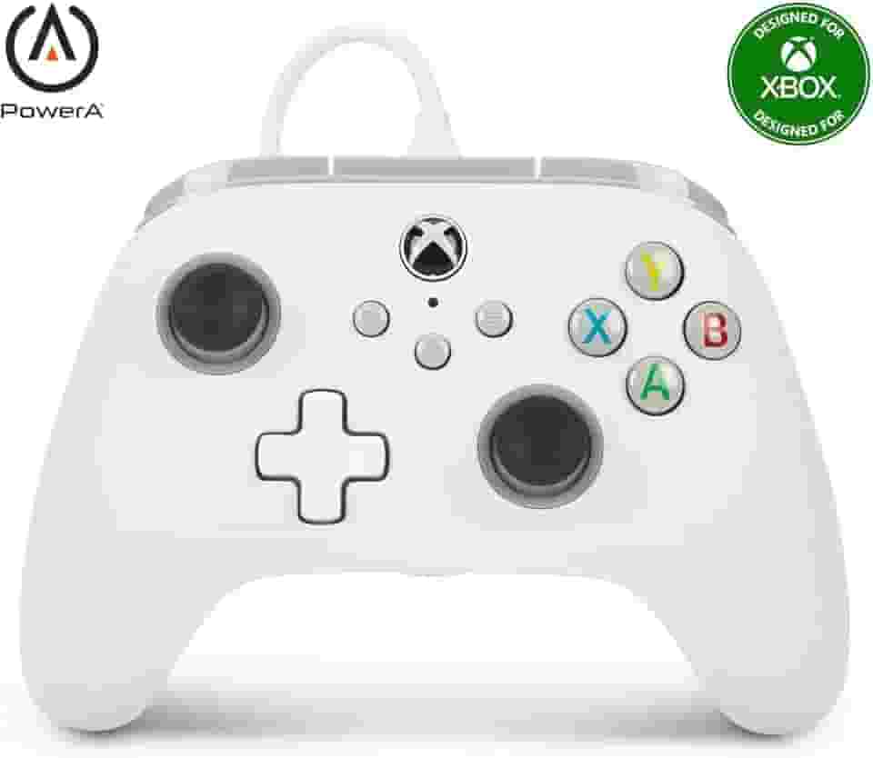 Controle com fio - Power A - para XBOX Série X | S - Branco