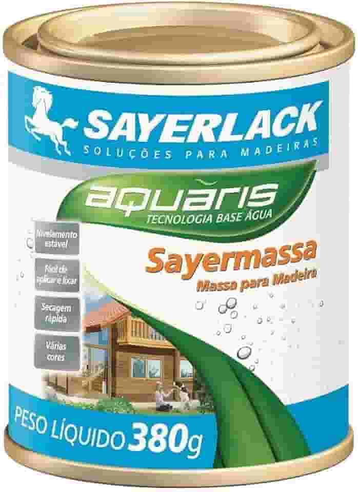 Massa Para Madeira Base Água Sayermassa 380g Sayerlack