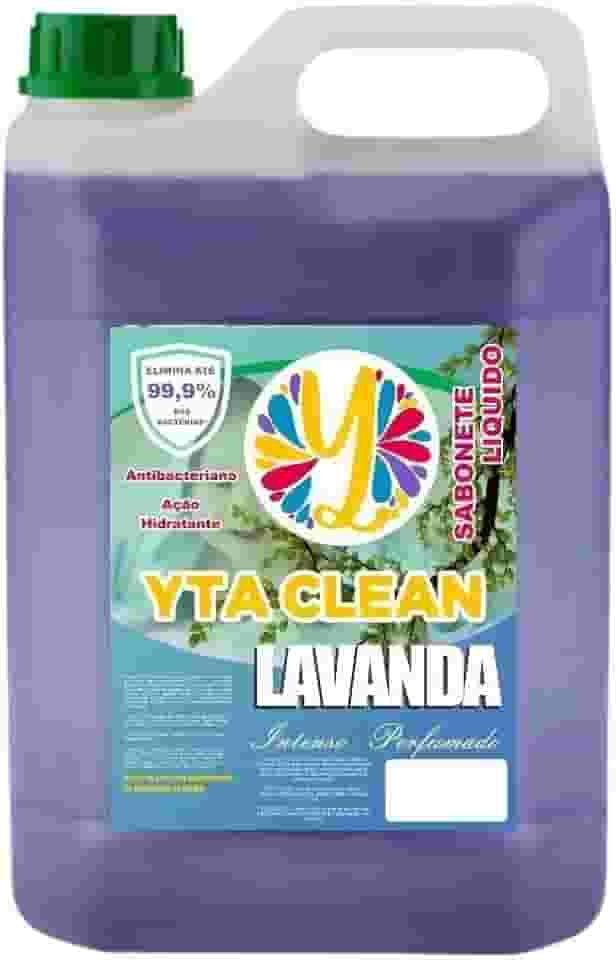 Sabonete Líquido LAVANDA Perfumado YTA CLEAN Perfumado, Ação Hidratante e Bactericida 5 Litros