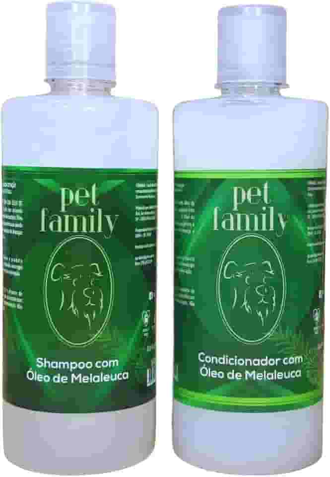 Shampoo e Condicionador Dermatológico para Cães e Gatos, 500 ml cada, Tratamento de Pele