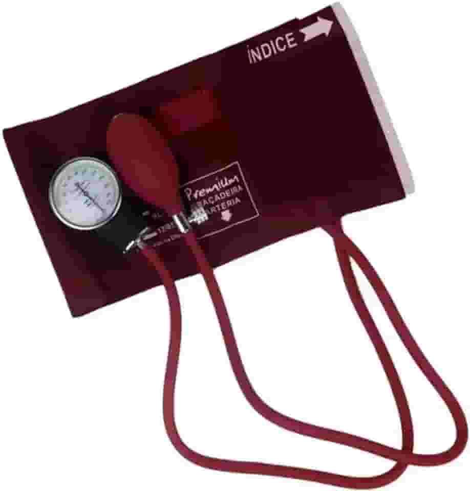 Esfigmomanômetro Aneróide A.c.cumed-glicomed Aneroide Premium Cor Vinho