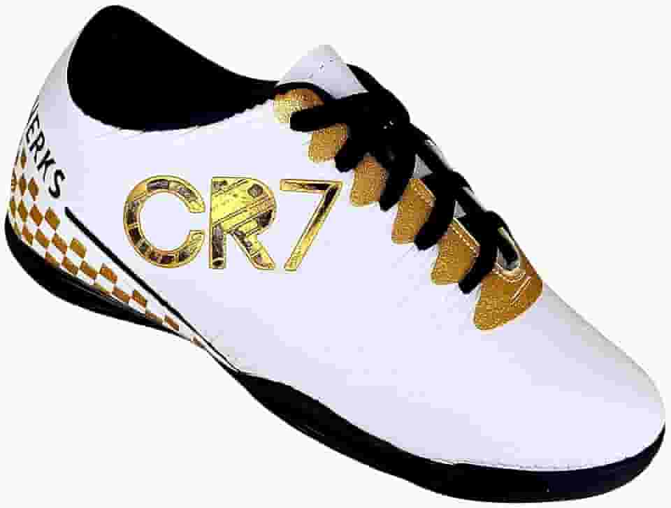 Chuteira Infantil Futsal Futebol Menino Leve Macio CR