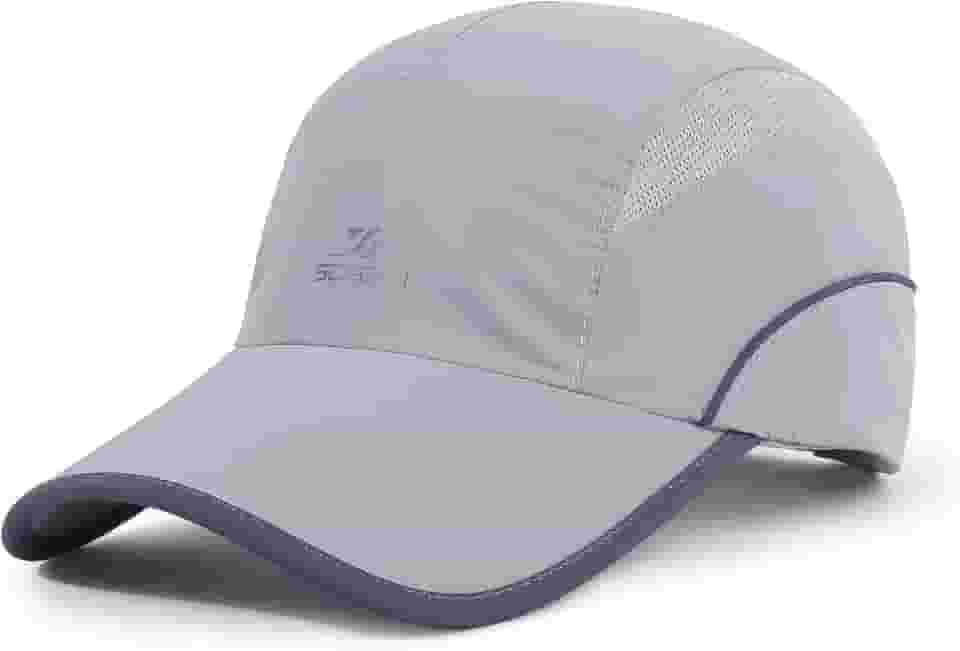 Boné esportivo de malha leve de secagem rápida para homens e mulheres
