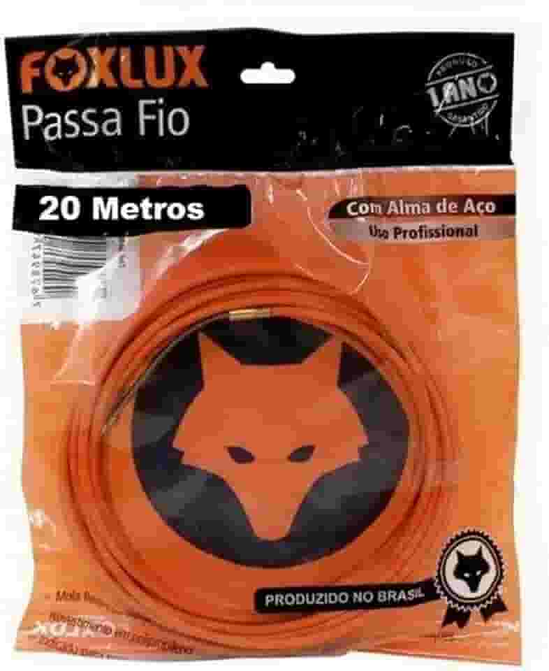 Foxlux Passa Fio Com Alma De Aço 20 Metros