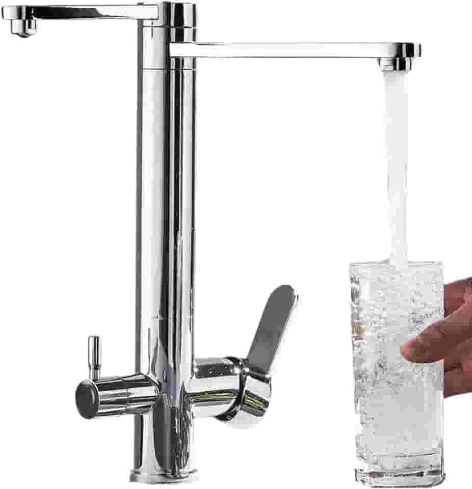 Torneira de Cozinha Gourmet com Suporte Filtro de Bancada Monocomando