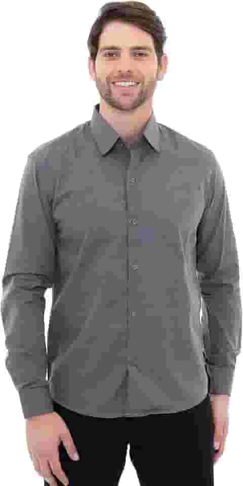 Camisa Social Masculina Premium Tipo Linho Executiva Trabalho