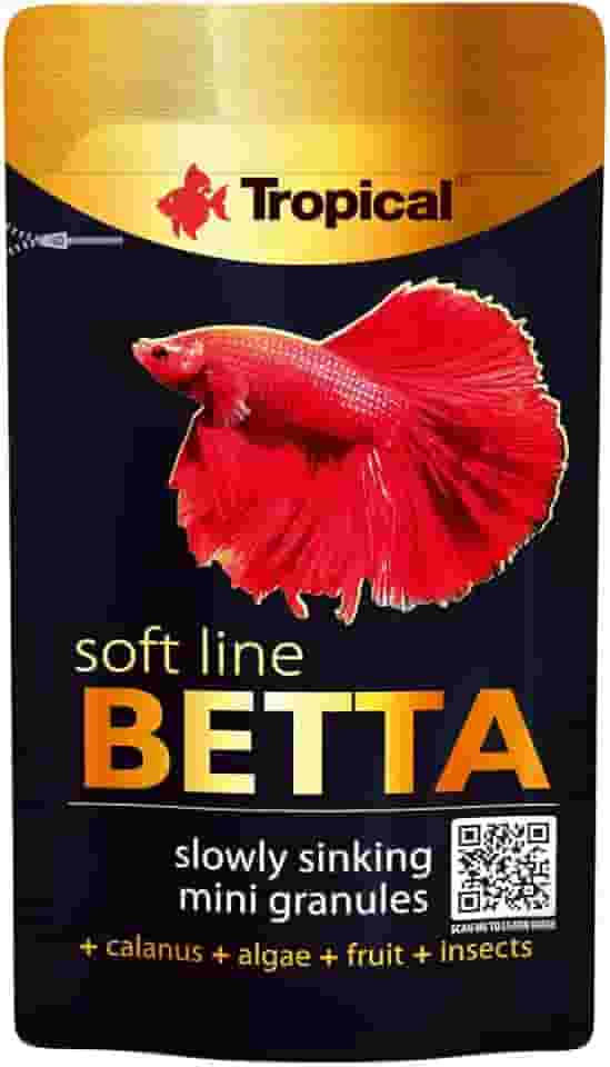 Tropical Betta Soft Line 5g - Raçăo Macia Em Grăos Premium