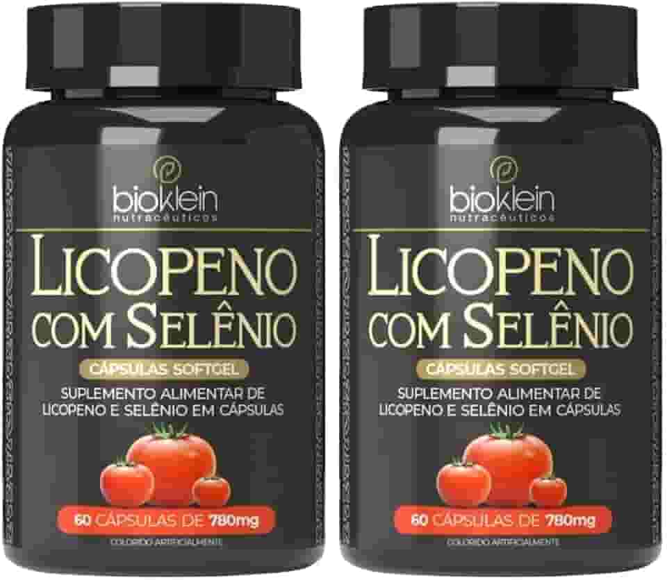 KIT 2X Licopeno com Selênio 780mg 60 cápsulas - Bioklein