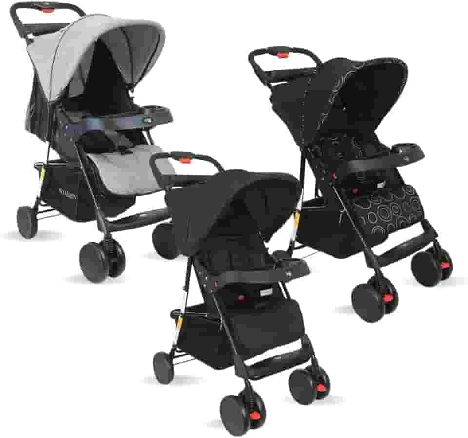 Maxi Baby Carrinho de Bebê Passeio Allday (Até 15kgs) (Preto)