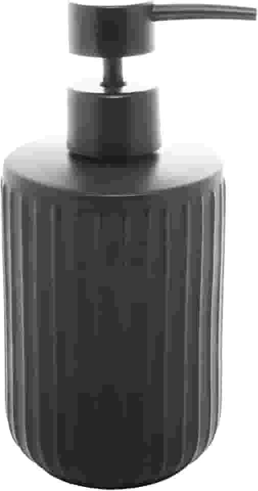 LYOR - Porta Sabonete Líquido de Cerâmica Granilite Clean Preto 430ml