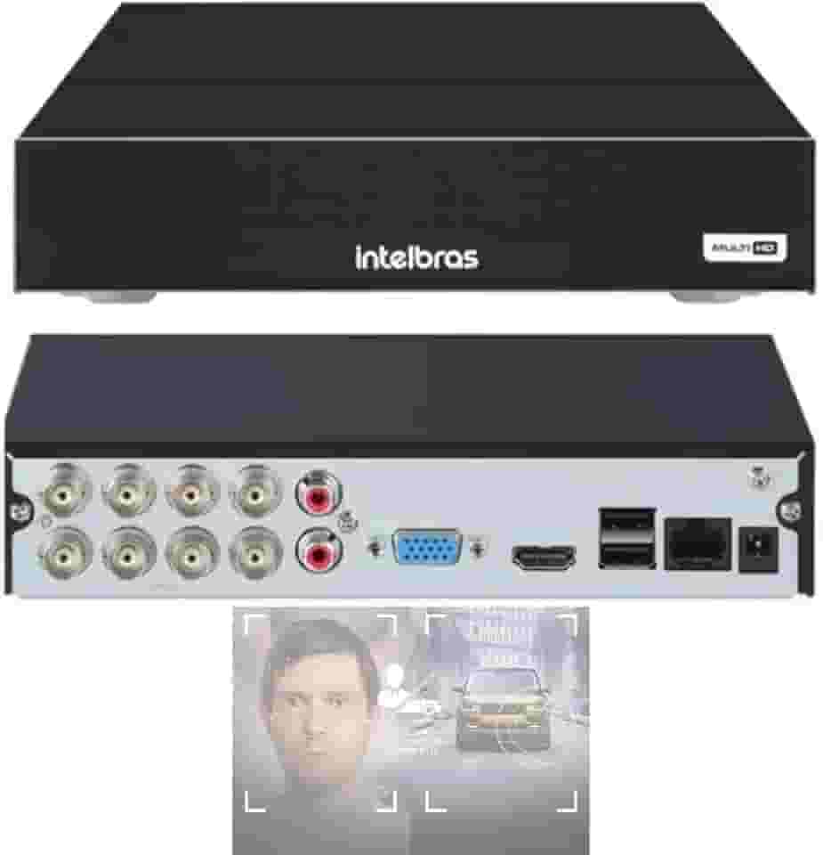 DVR STAND ALONE 8 CANAIS MULTI-HD MHDX 1108-C INTELBRAS