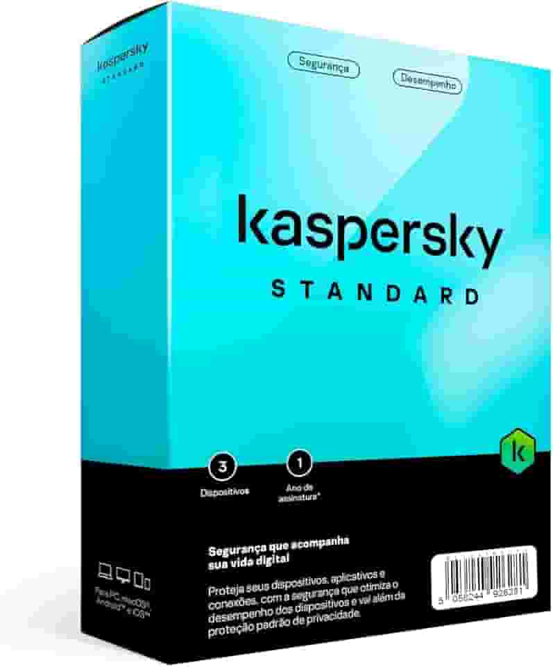 Kaspersky Antivírus Standard 1 Dispositivo Versão 2025