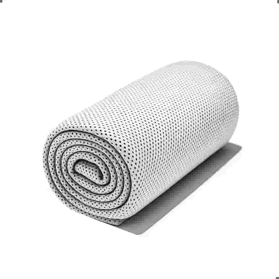 Toalha Microfibra Alta Absorção Grande 150 X 80 Cm Ultrafina Com Bolsa Secagem Rápida Compacta Academia Acampamento Natação (Branca e Preta)