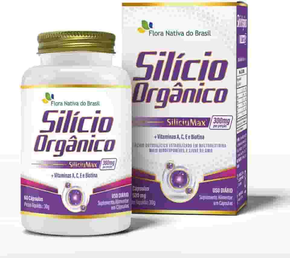 Silício Orgânico SiliciuMax 60caps - Flora Nativa