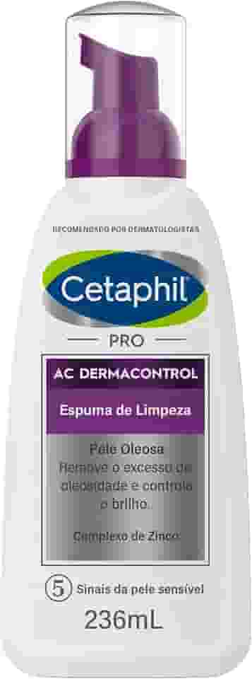 Cetaphil Pro AC Dermacontrol Espuma De Limpeza Facial Pele Oleosa 236ml