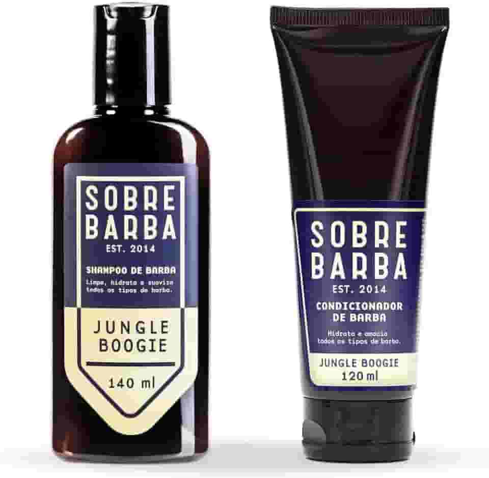 Kit SOBREBARBA Shampoo e Condicionador para Barba Jungle Boogie