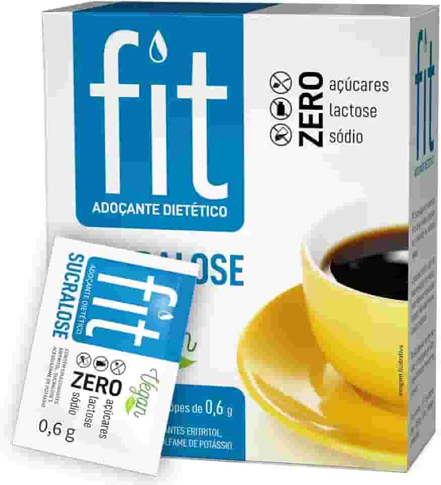 Adoçante Sucralose Fit com 50 Sachês de 0,6g