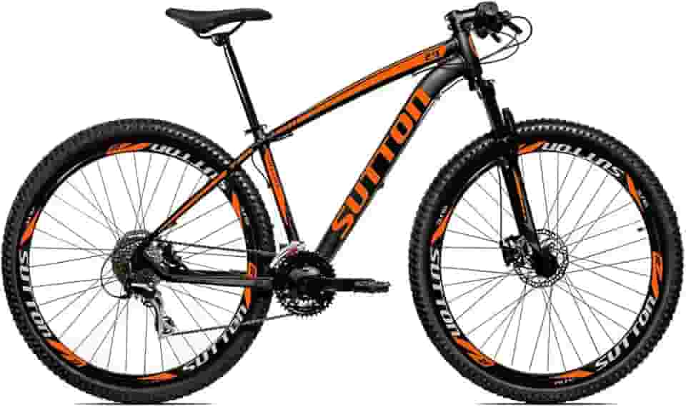 Bicicleta Aro 29 Sutton Extreme 21V Shimano Freio a Disco Quadro de Alumínio 21 Marchas com Suspensão Com Trava e Regulagem