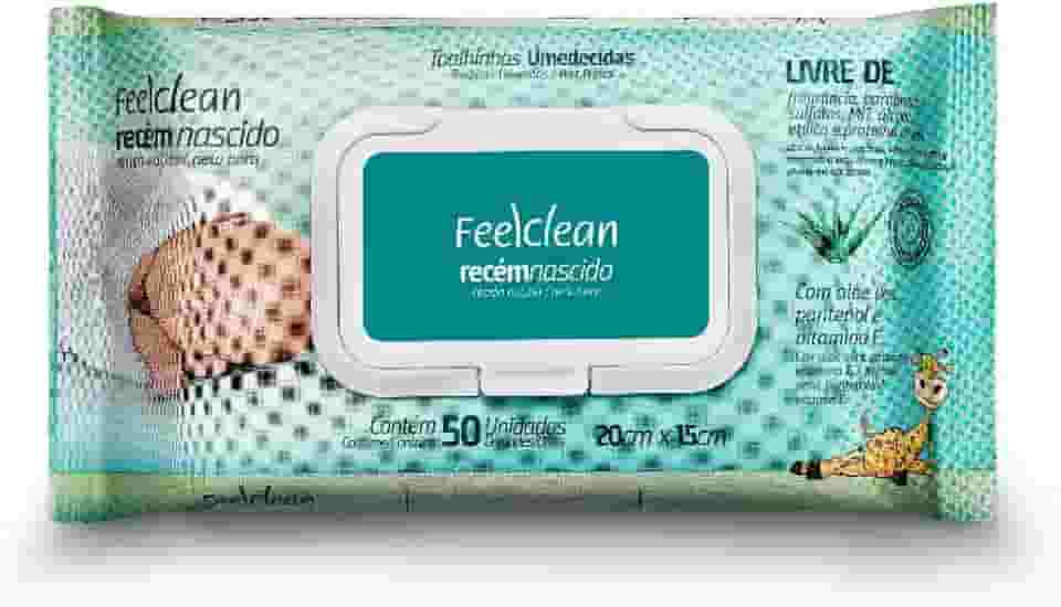 FEELCLEAN Toalha Umedecida Recem Nascido 50Un