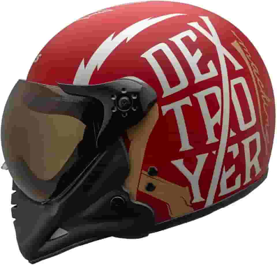 Capacete Peels F21 Burn Bordo Fosco Aberto Queixeira Moto TAMANHO 60