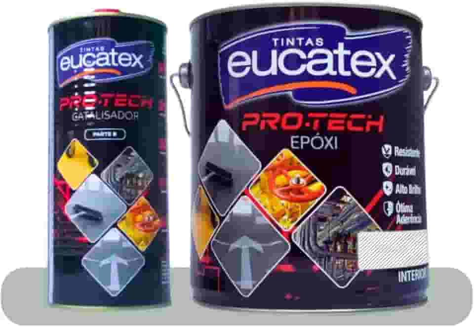 Tinta Epóxi de Alta Resistência Para Pisos, Quadras e Garagens Kit 3,6l