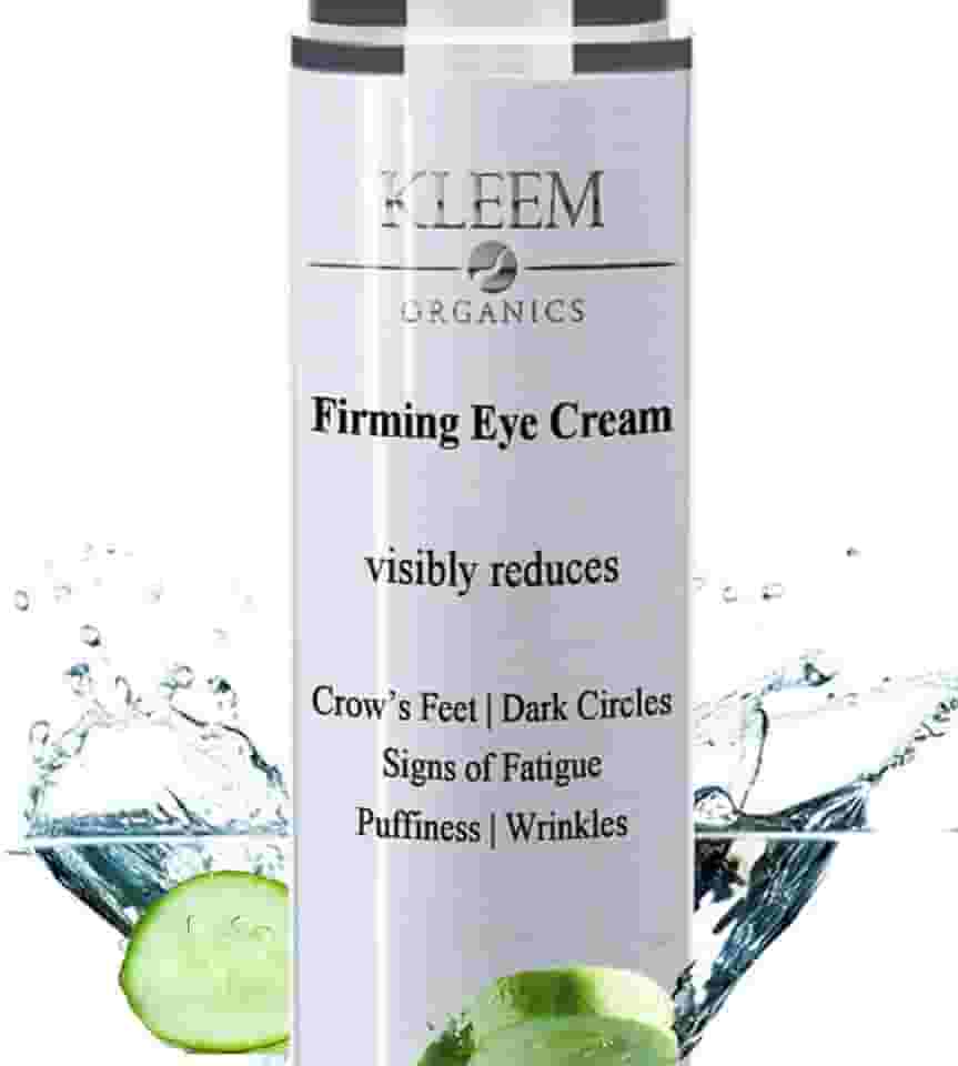 Creme antirrugas para os olhos para olheiras e inchaço com peptídeos e niacinamida que reduz bolsas oculares, pés de galinha, linhas finas e flacidez - Creme natural para rugas - Soro para os olhos 15
