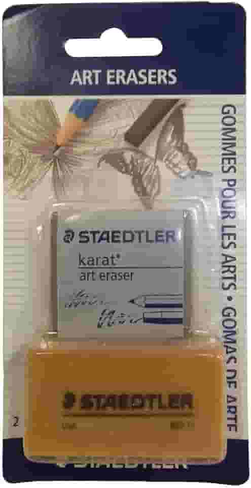 Combo artístico borracha, moldável e amassado Staedtler, embalagem com 2, 5427SBK2-C