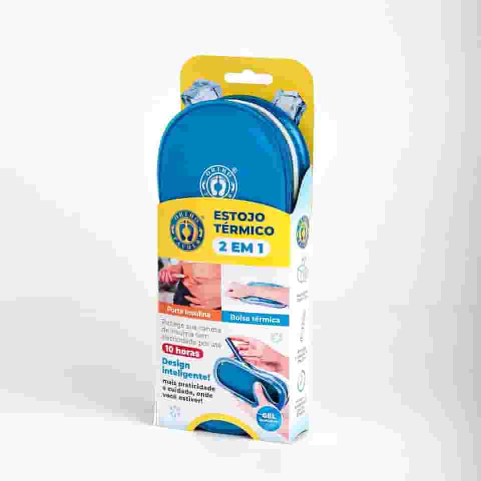 ESTOJO TÉRMICO ICEPAUHER 2 EM 1 - PORTA INSULINA E BOLSA TÉRMICA