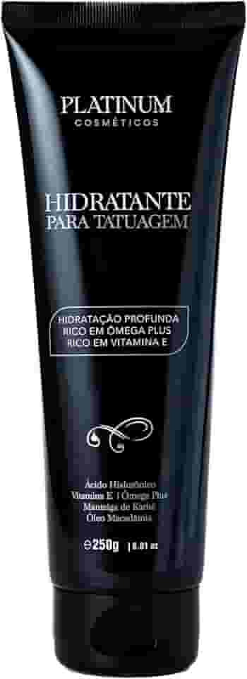 Creme Hidratante 250g Para Tatuagem E Cicatrizante Tattoo Cuida Da Tatuagem Mantém Cor Loção Proteção Ressecamento Sol Restaurador Vitaminas Minerais