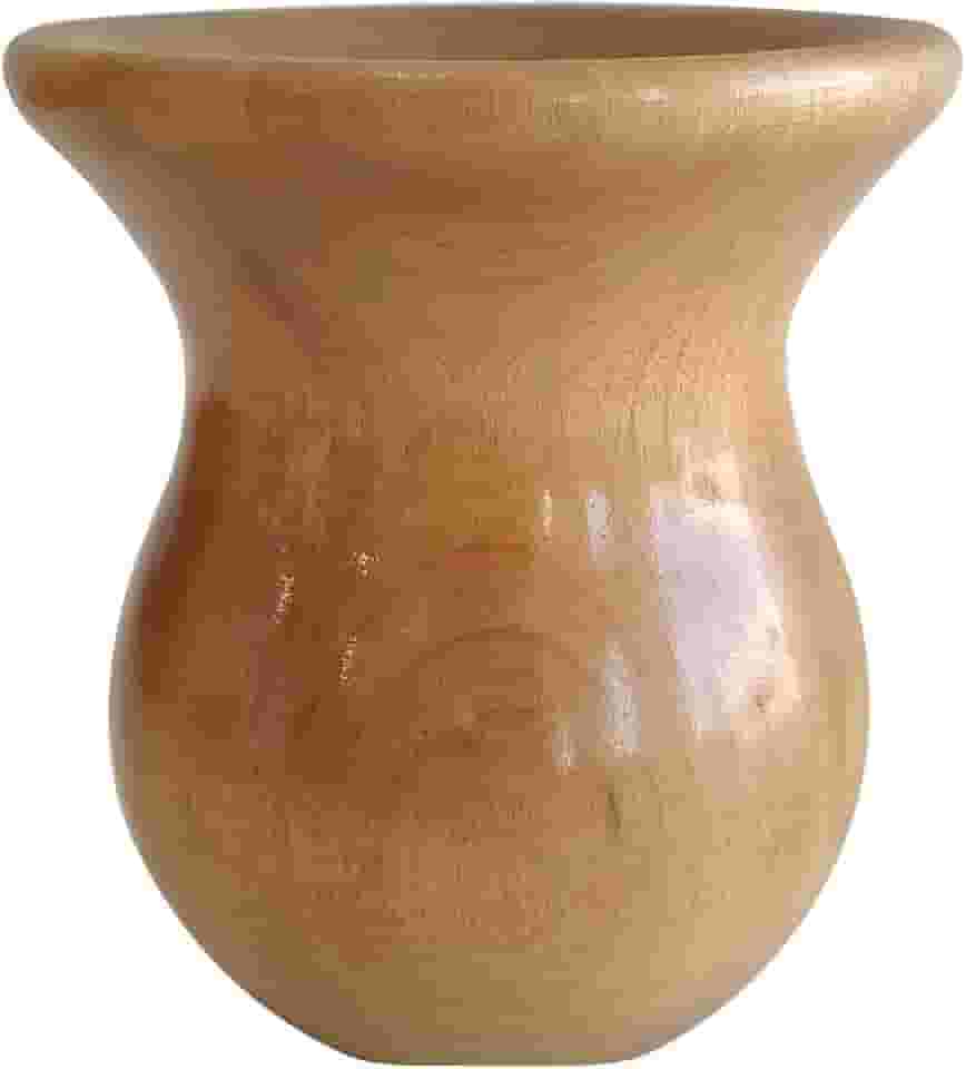 Cuia Bago De Touro Em Madeira De Imbuia Lisa Envernizada Cuia De Chimarrão Tererê