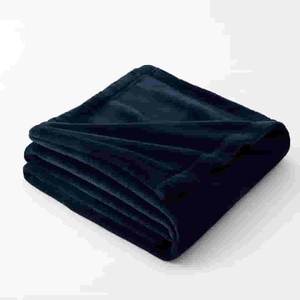 Cobertor Manta Celta Casal Decorativa 2,00x1,80 (Azul Marinho)