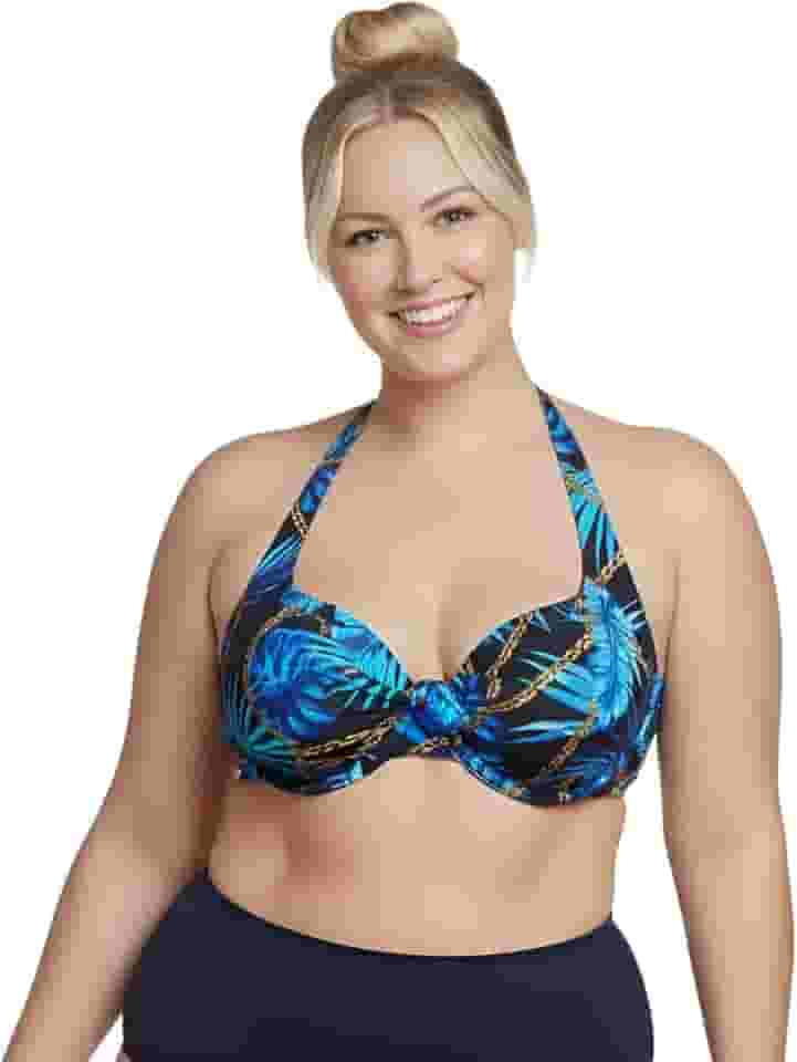 Top Biquíni Reforçado Grande Plus Size Praia Roupa De Banho