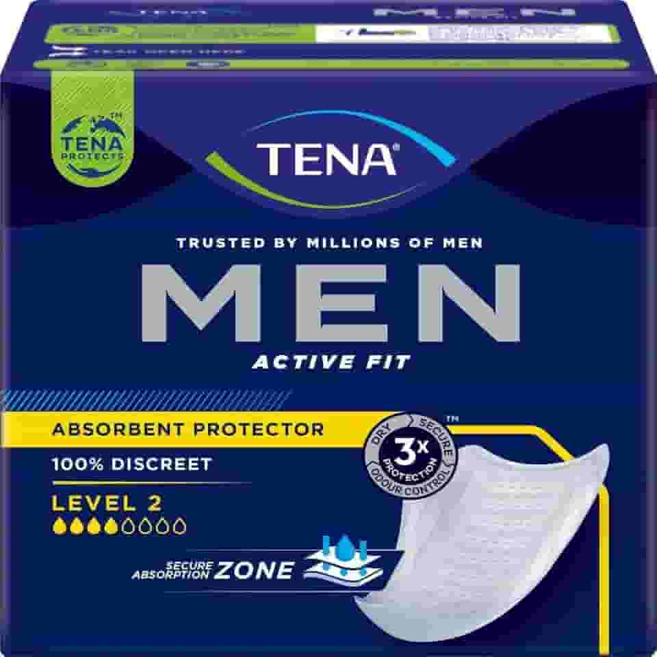 TENA Absorvente Protetor Masculino Tena Men Active Fit 10 Unidades