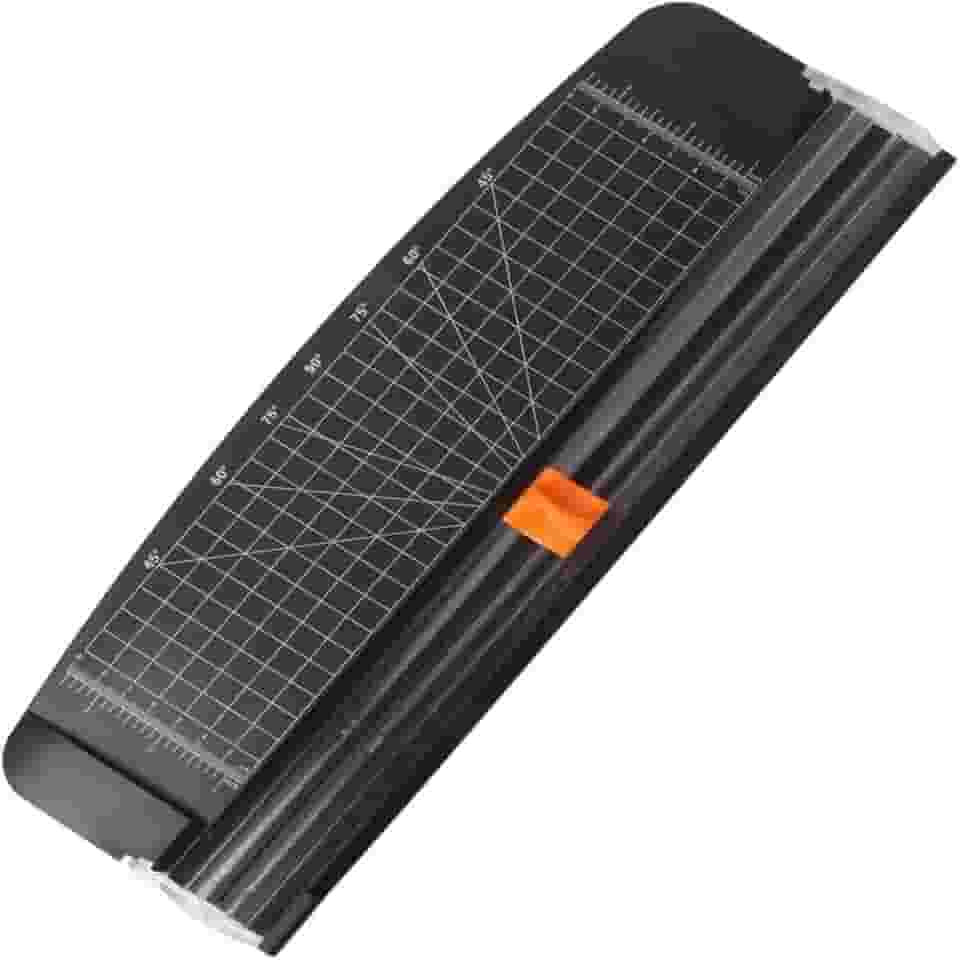 Guilhotina de Papel A4 Portátil Cortador Manual Mesa de Precisão 12 Folhas para Artesanato e Scrapbook