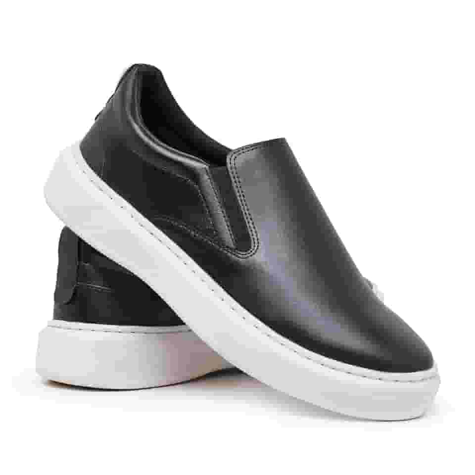 Tenis Slip On Masculino Casual Elegante Confortavel Sem Cadarço
