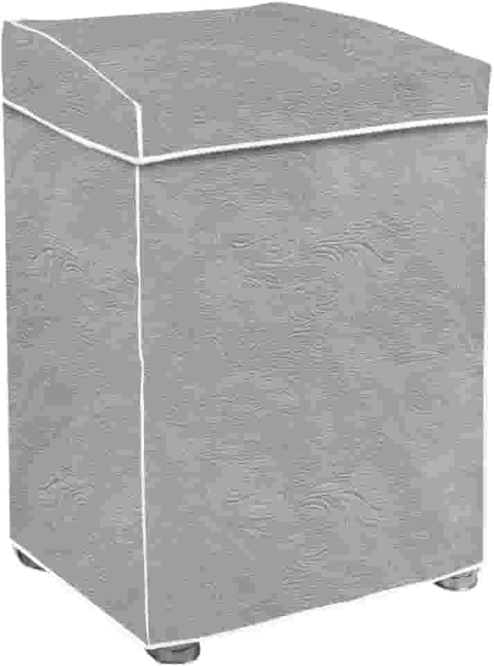 "Capa Para Maquina De Lavar Brastemp Eletrolux Consul 07Kg 08Kg 09Kg 10Kg 11Kg12Kg 13Kg 14Kg 15Kg 16Kg 17Kg Impermeável Forrada Com Elástico Traseiro Proteção UV Material Super Resistente " (Cinza, G)