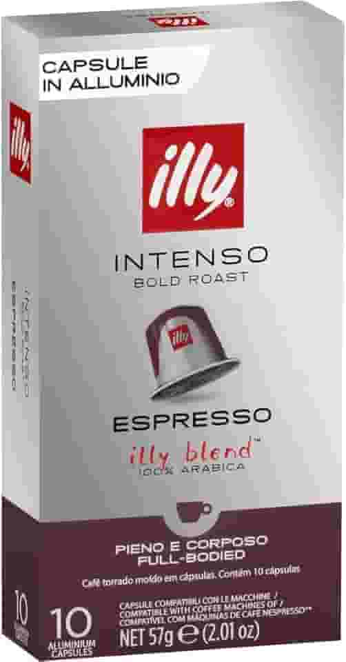 Cápsulas para Nespresso, Café Italiano Illy, Intenso