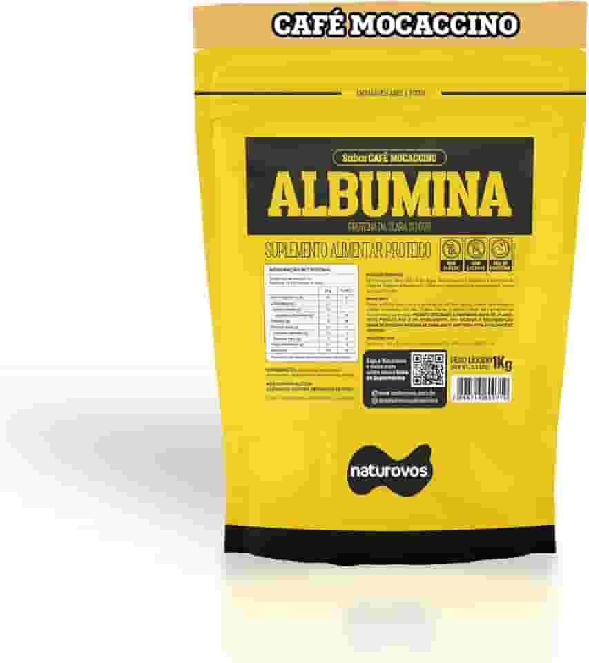 Albumina Sabor Mocaccino 1Kg, Naturovos