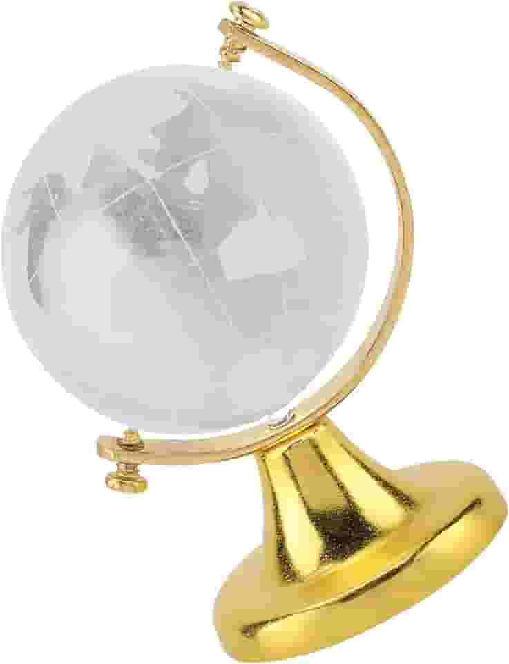 Bola de Cristal, Grande Globo Redondo da Terra da Bola de Cristal Com Vidro de Cristal do Mapa do Mundo para Bolas Decorativas (Vidro sintético)