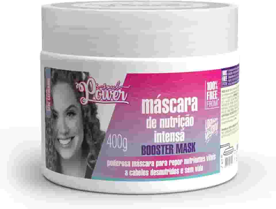 Máscara Nutritiva Booster Mask Soul Power - Nutrição Intensa, Restaura os Cachos - 400g