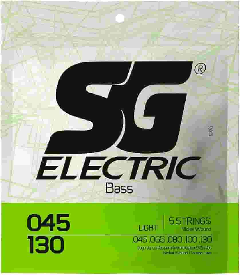 Encordoamento 045 SG, Níquel, para Baixo 5 Cordas