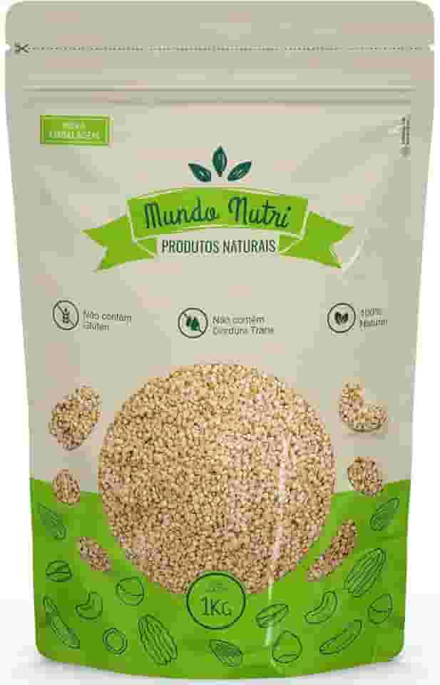 1kg Quinoa Branca em Grãos 1kg Mundo Nutri Importada Natural